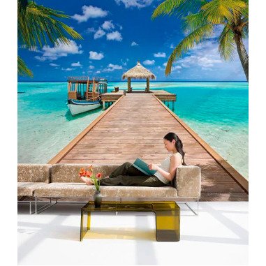Komar Fototapete Beach Resort, 368x254 cm