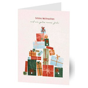 LUMA Weihnachtskarte Geschenke DIN B6