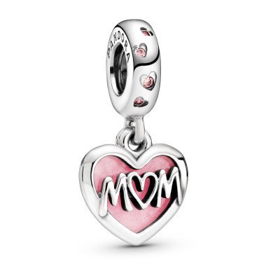 Pandora 798887C01 Silber Charm-Anhänger Mum-Herz