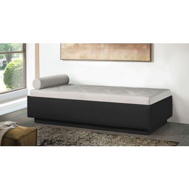 Relaxliege 120x200 cm weiß als Bett nutzbar