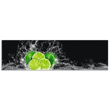 Artland Küchenrückwand »Limone mit Spritzwasser«