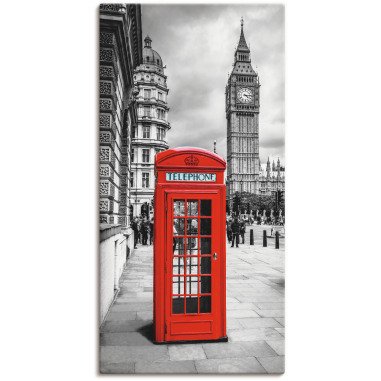 Artland Wandbild »London Telefonzelle«, Architektonische
