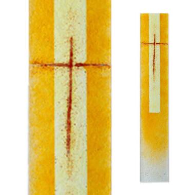Besondere Grabstein Glaskunst mit Kreuz 