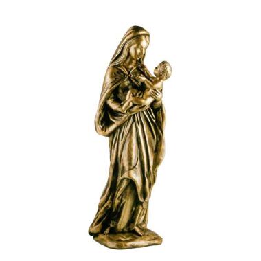 Bronzeskulptur Gottesmutter Maria von Nazareth / 41cm (Höhe)