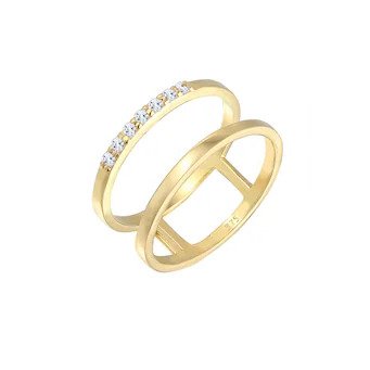 Elli PREMIUM Elli PREMIUM Elli PREMIUM Ring Verlobungsring Doppelring