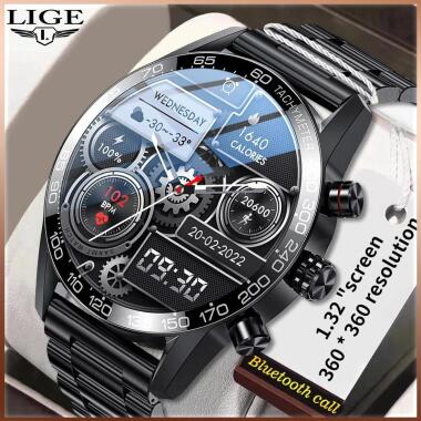 LIGE Business Smart Calling Watch Musis Player