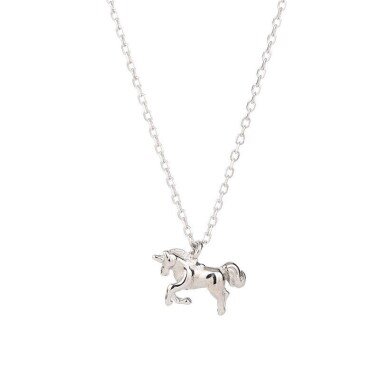 Melon Einhorn Kette Kinder Halskette 925 Sterling Silber | Unicorn Necklace