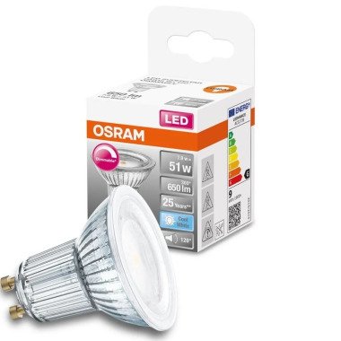 Osram LED Lampe ersetzt 51W Gu10 Reflektor