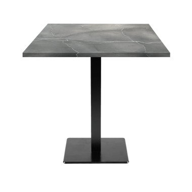 RestooTab Tisch Milan mit quadratischer Säule;