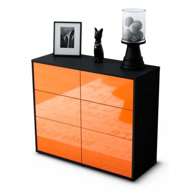 Sideboard Dalida | | Front in Hochglanz Orange