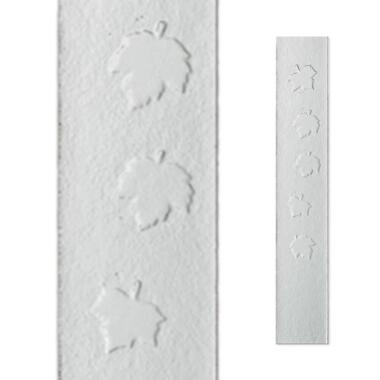 Glas Dekor Einsatz für Grabstein in Weiß Glasstele S-34 / 10x60cm