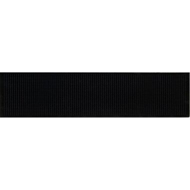Stufenmatte Gummi schwarz, 25 x 77 cm Stufenmatten
