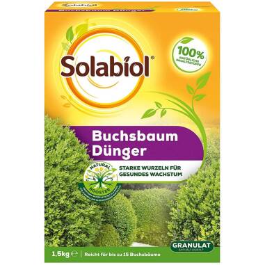Buchsbaum-Dünger & Solabiol Buchsbaum Dünger Granulat 1,5 KG