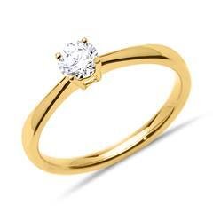 Diamant Verlobungsring 0,25 ct 585er Gold