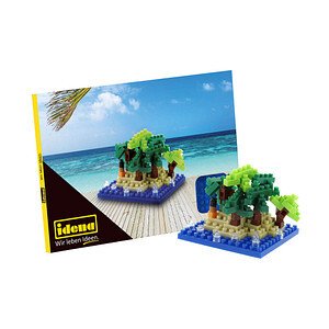 Idena 40144 Postkarte Happy Holiday Mini- Bausteine