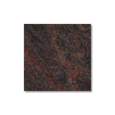 Steinsockel für Grabdekoration Himalaya rot / mittel (10x20x20cm) / seidenmatt