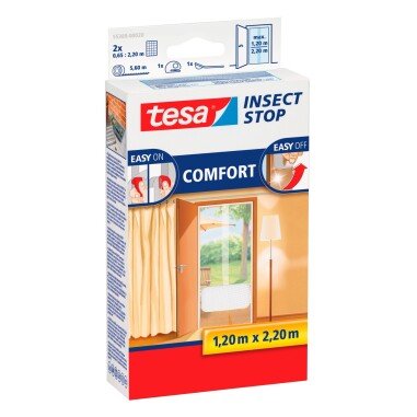Tesa Fliegengitter Tür mit Klettband Comfort