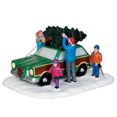 Weihnachtsfigur Christmas tree transport