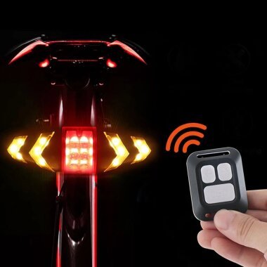 Wireless Rear Lamp Smart Bike Taillight Remote