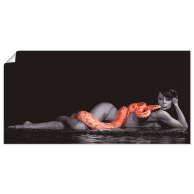 Artland Wandbild »Frau in Wasser liegend
