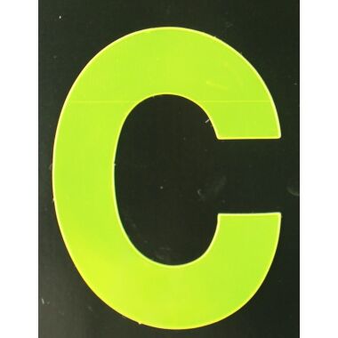 Conacord Reflektierender Klebebuchstabe C gelb C