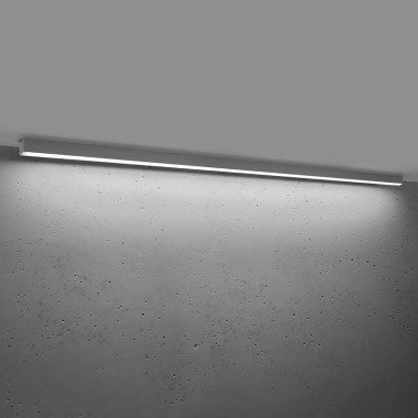 famlights | LED Deckenleuchte Per in Grau