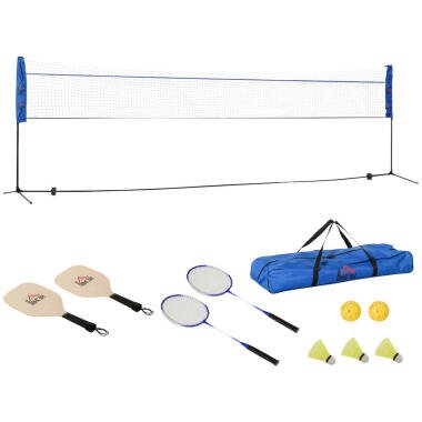 HOMCOM Badmintonnetz bunt B/H/L: ca. 102x155x510 cm