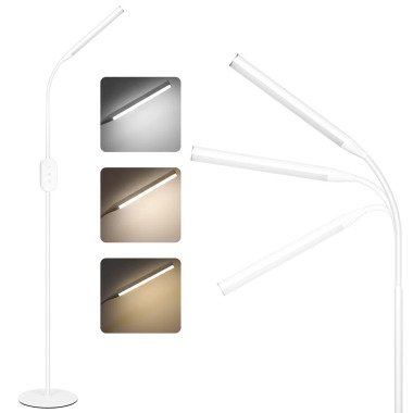LED Stehlampe Touch dimmbar Flexibler Schwanenhals