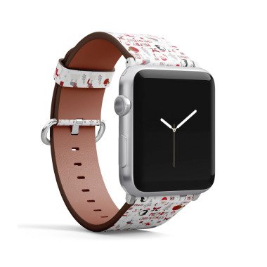 Süßer Weihnachts-Charakter-Druck, Apple-Uhrenarmband