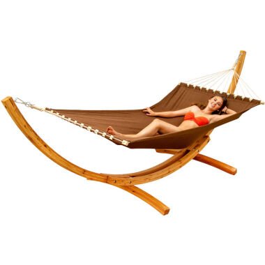 Amanka Large Hammock with Stand 325cm Wooden
