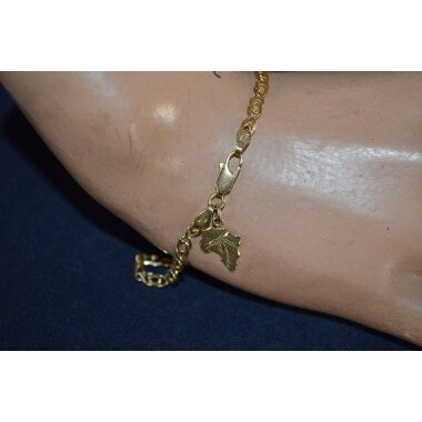 Armkette Gold in Gold & Armband Aus 750Er Gold Mit Anhänger 18 Karat Armkette