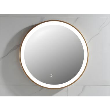 Badezimmerspiegel rund mit LED-Beleuchtung