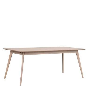 Eichenholz-Tisch & Esstisch mit Eiche White Wash furniert Skandi Design