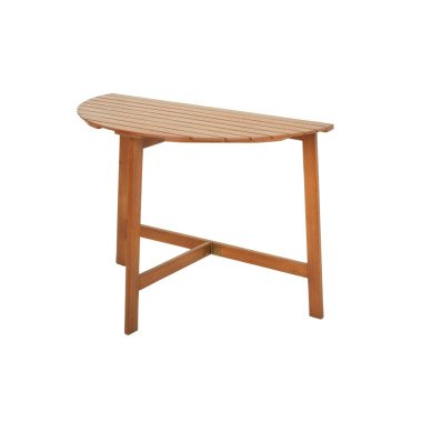 Garten Holztisch halbrund 100cm Holz Tisch