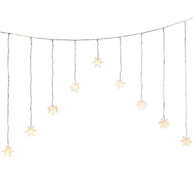 Meinposten LED-Lichtervorhang Sternenvorhang