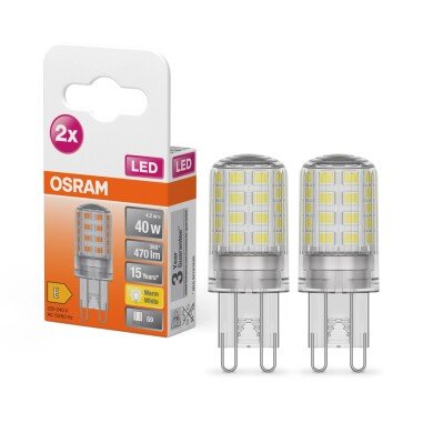 Osram LED-Leuchtmittel G9 4,2 W Warmweiß
