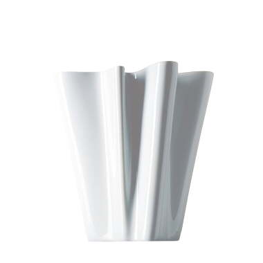 Rosenthal Flux Vase, 20 cm / weiß