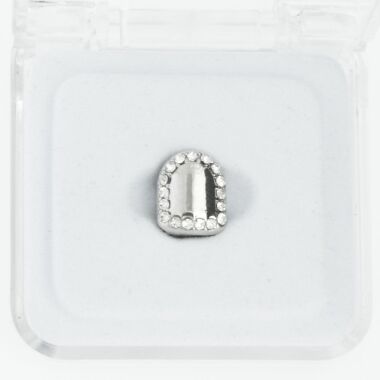 Zahnschmuck in Silber & Grillz ICED SINGLE *One size fits all* Silber