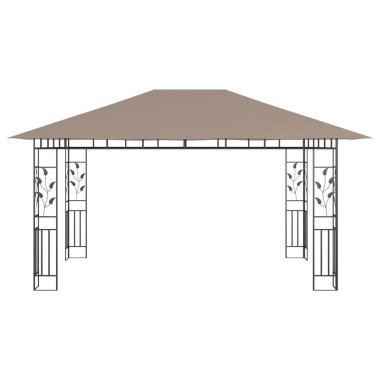 400 cm x 300 cm Terrassenpavillon Catana aus Stahl