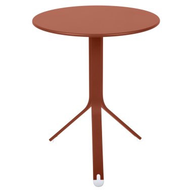 Design Bartisch Rund & Fermob Rest´O Tisch rund 20 Ockerrot