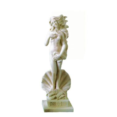 Gartenskulptur der Göttin Venus in der Muschel