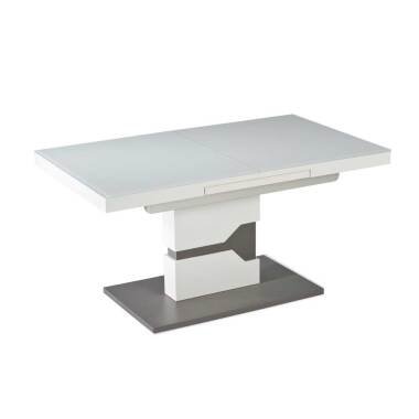 Höhenverstellbarer Tisch & Ausziehbarer Couchtisch in Weiß Grau höhenverstell