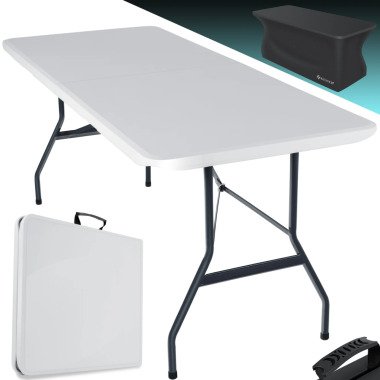 KESSER Buffettisch Tisch klappbar Kunststoff 183x76 cm Campingtisch Partytisch K