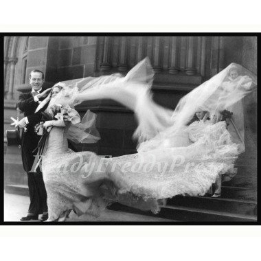 Notizkarten Vintage Fotobild/ Hochzeit/ Braut