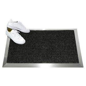 SZ Metall Fußmatte schwarz 60,0 x 90,0 cm