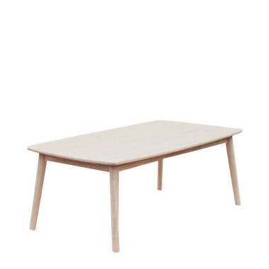 Wohnzimmertisch & Wohnzimmer Tisch aus Eiche Bianco geölt 140 cm breit