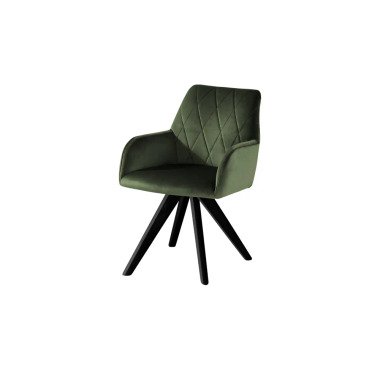 Woodford Polsterstuhl mit Armlehne Bristol grün Stühle Esszimmerstühle