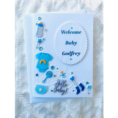 Baby Shower Glückwunschkarte|Für Boy