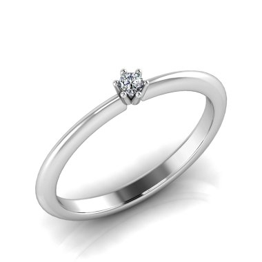 Diamant-Verlobungsring aus Platin & Verlobungsring VR01 950er Platin 8849
