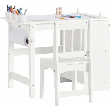 KMB60-W Kindertisch mit 1 Stuhl Kindersitzgruppe